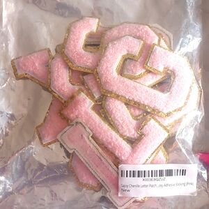 FUZZY IRON ON LETTERS